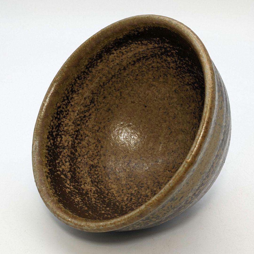 備前市無形文化財 浦上光弘 備前焼 茶盌 共箱共布栞 抹茶碗 抹茶茶碗 茶道具