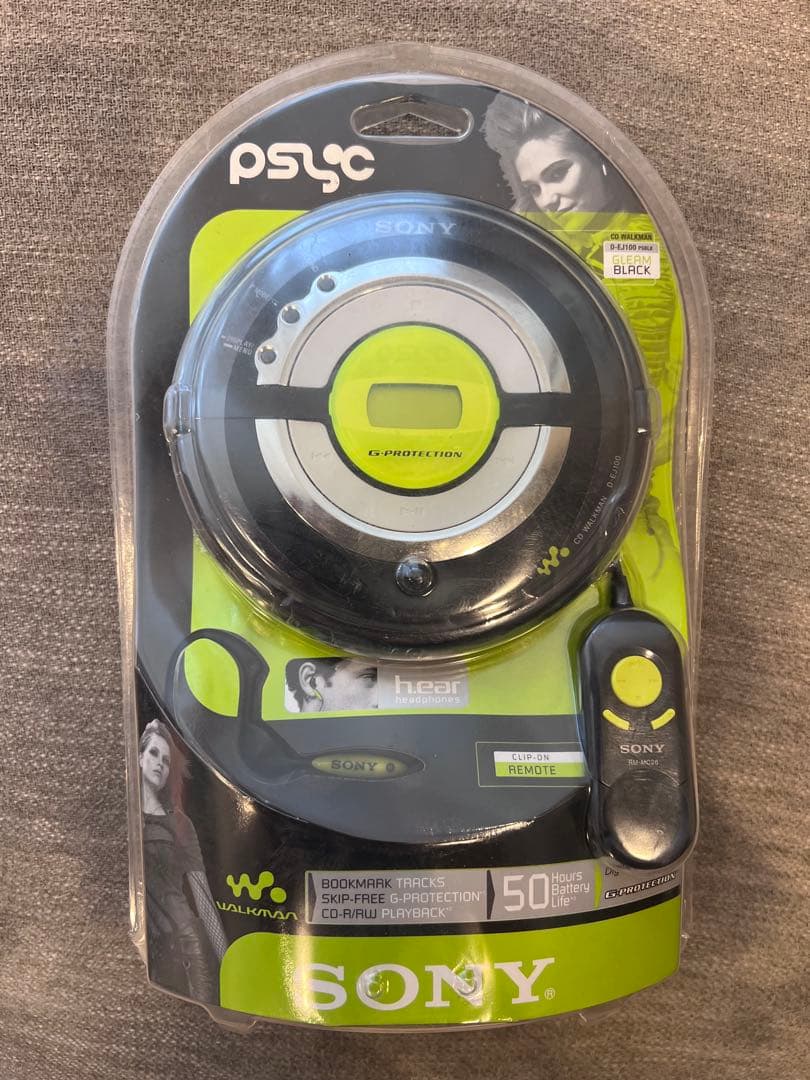 新品未開封　Sony D-EJ100 ポータブルCDプレーヤー PSBLK