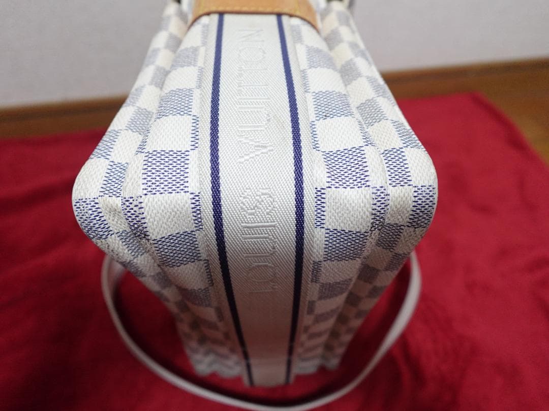 美品ルイヴィトン LOUIS VUITTON ナヴィグリオ アズール ホワイト