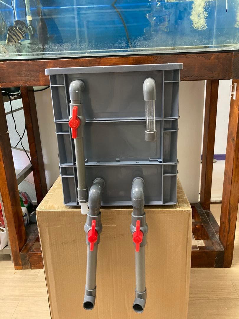 ろ材満タン付き 到着すぐ使える最強濾過装置、万能濾過フィルター即時発送送料込み