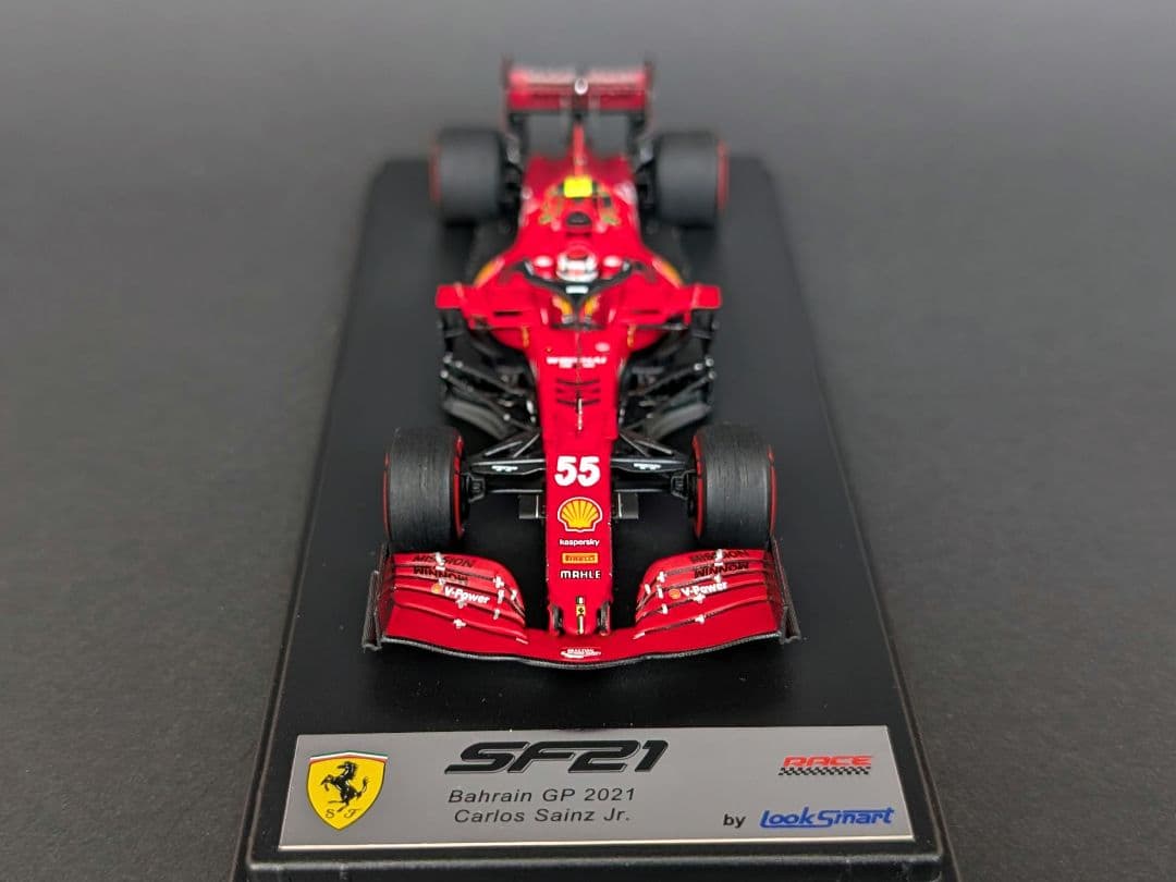 ルックスマート 1/43 フェラーリSF21 #55 サインツ MWデカール仕様