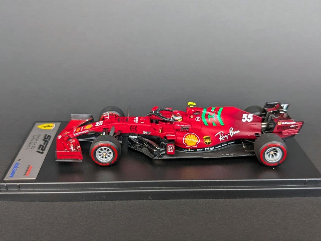 ルックスマート 1/43 フェラーリSF21 #55 サインツ MWデカール仕様