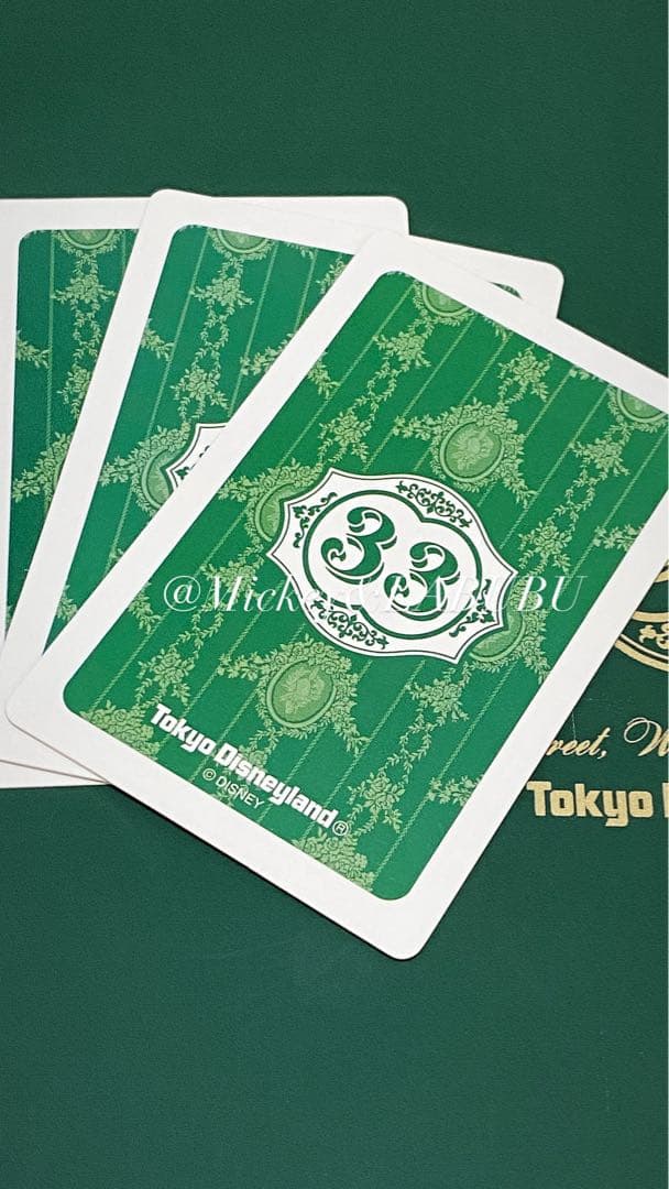 非売品クラブ33幻激レア❤︎マジックトランプDisneyディズニー限定club33