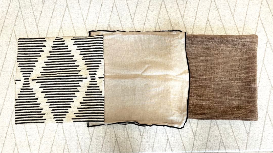 【美品】ACTUS クッションカバー　3セット