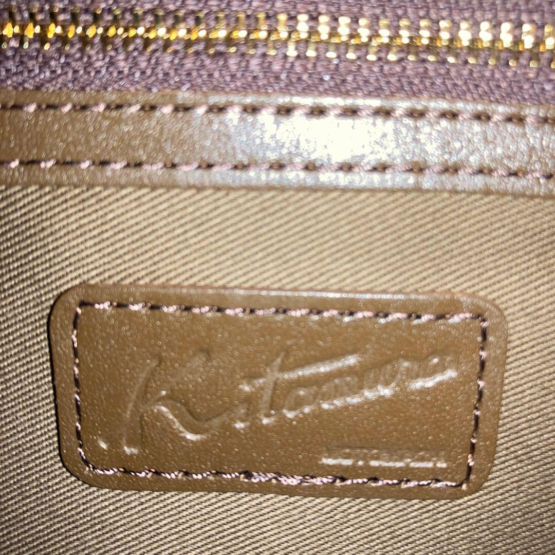 【未使用品】キタムラ　セミショルダーバッグ　チョコ