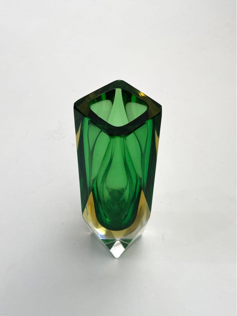 ミッドセンチュリー　ヴィンテージムラーノガラス　花瓶　オブジェ