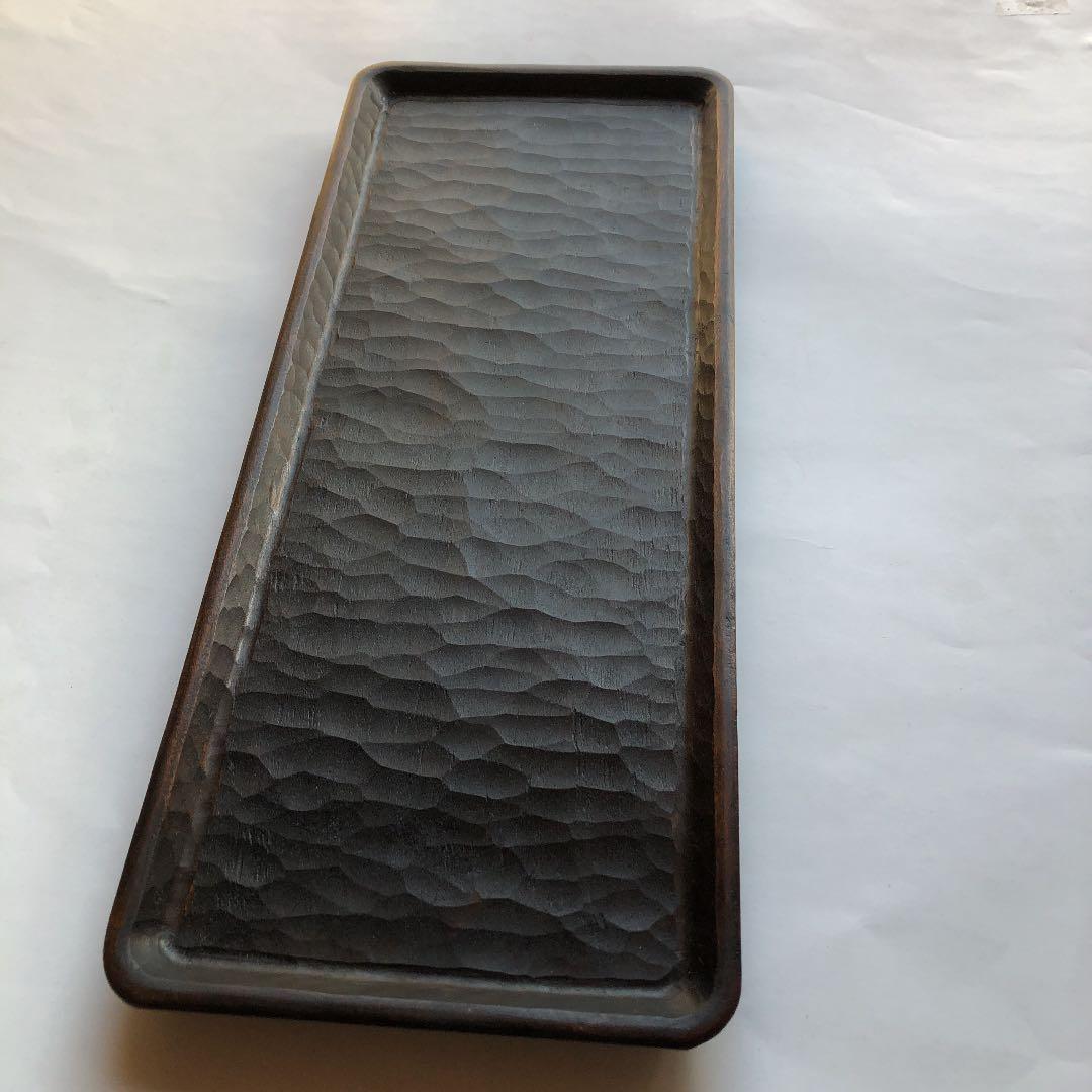 三谷龍二　36cm 特大　トレイ 漆　盆