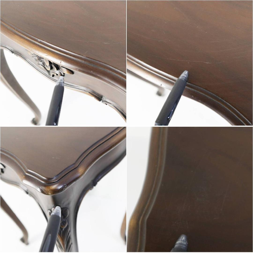 カリモク最高峰 ドマーニ ルイ15世コレクション サイドテーブル 引き出し付き