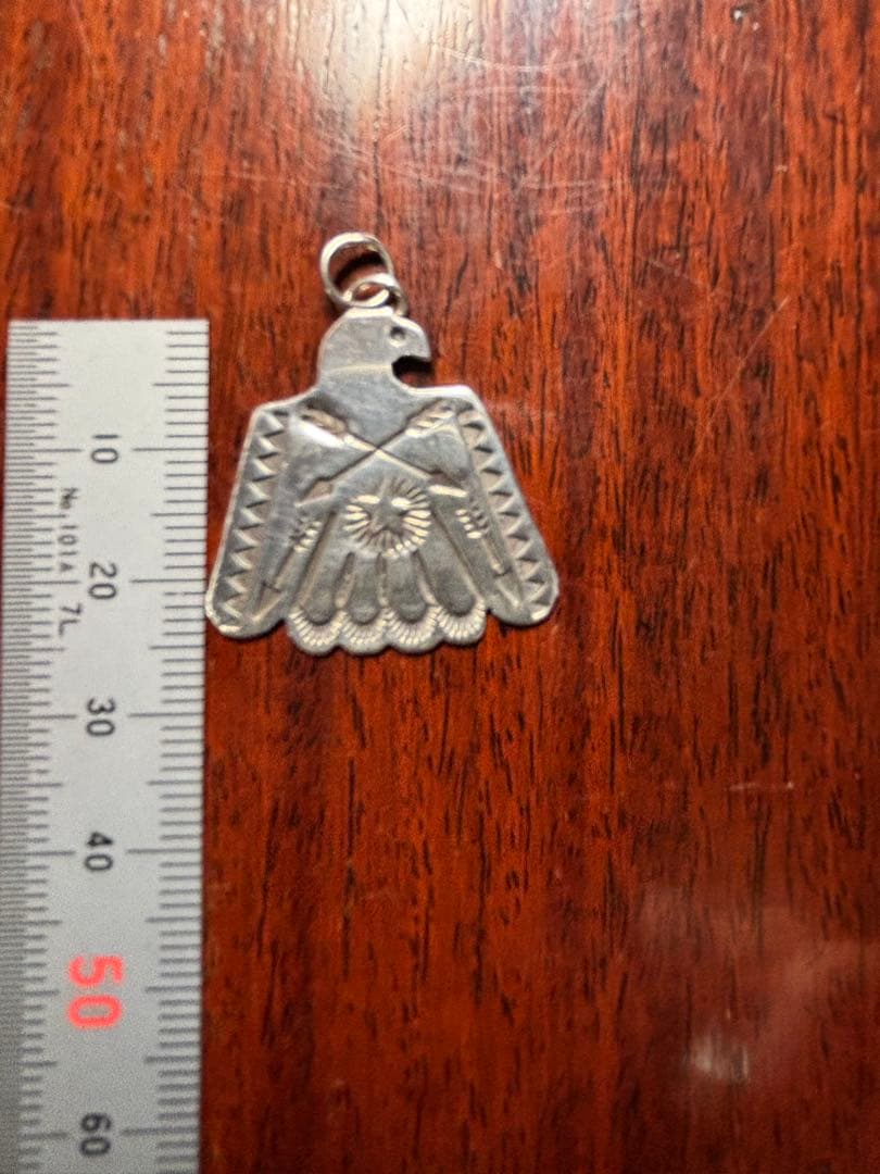 インディアンジュエリー ペンダントトップ ネックレス サンダーバー NAVAJO