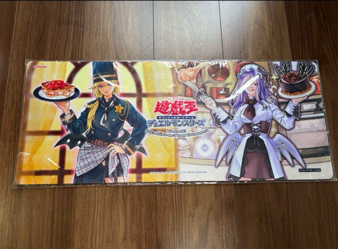未開封　遊戯王 公式 聖菓使クーベル ハーフプレイマット 台湾限定