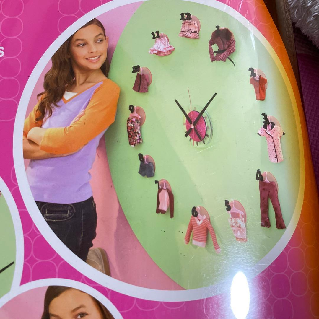 未使用♡Barbieファッションフィーバー♡ウォールクロック
