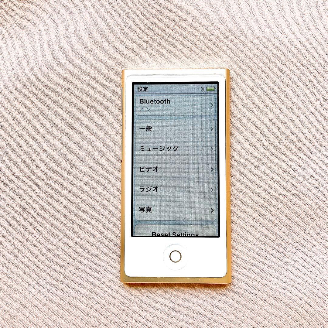 ゴールド iPod nano 第7世代 16GB アイポッドナノ 本体 a