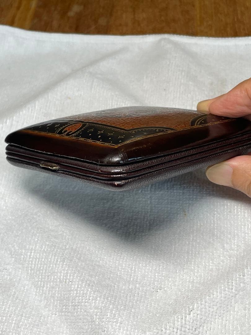 ドイツ　KIENZLE 本革仕様の真鍮ガラス目覚し時計　時計/目覚し　正確稼働