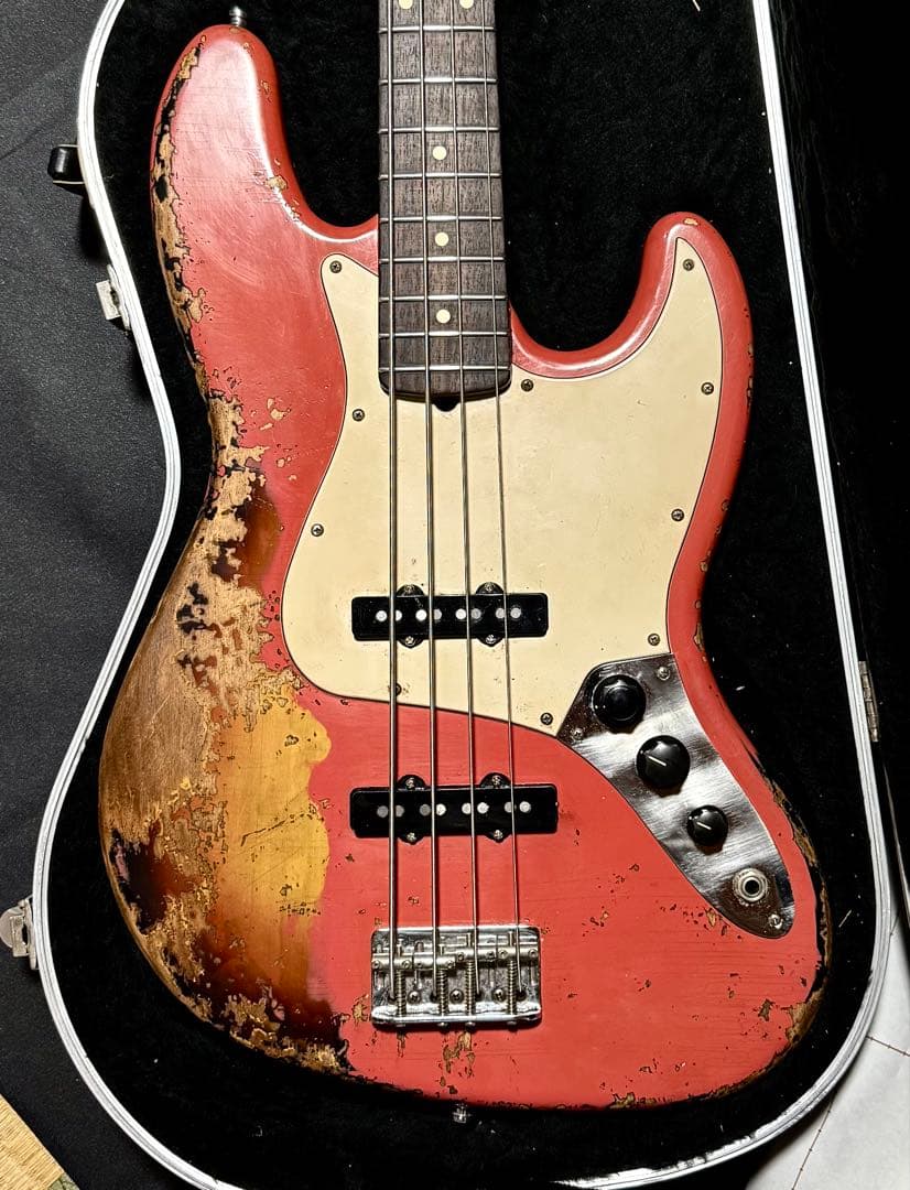 ベース Fender USA American Jazz Bass nitro