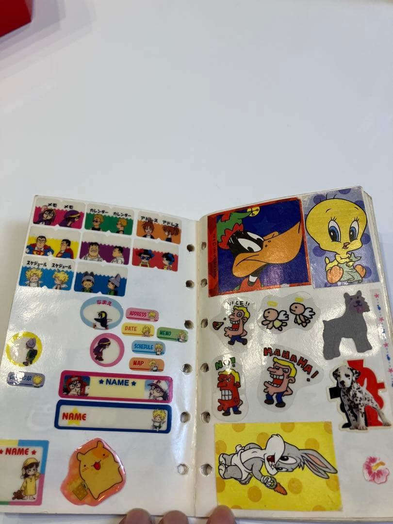 平成レトロ シール帳 当時物　昭和レトロ　たまごっち　サンリオ　完成品