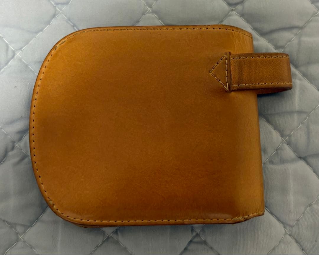 ‼️お値下げ‼️micナチュラルヌメ　ヒップポケット革財布（小銭入れ付き）