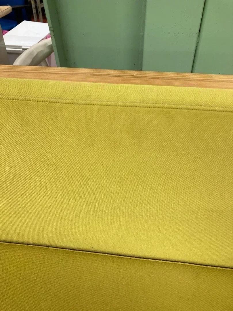 無印良品 株式会社内田洋行 ベンチ型ソファ ライトグリーン