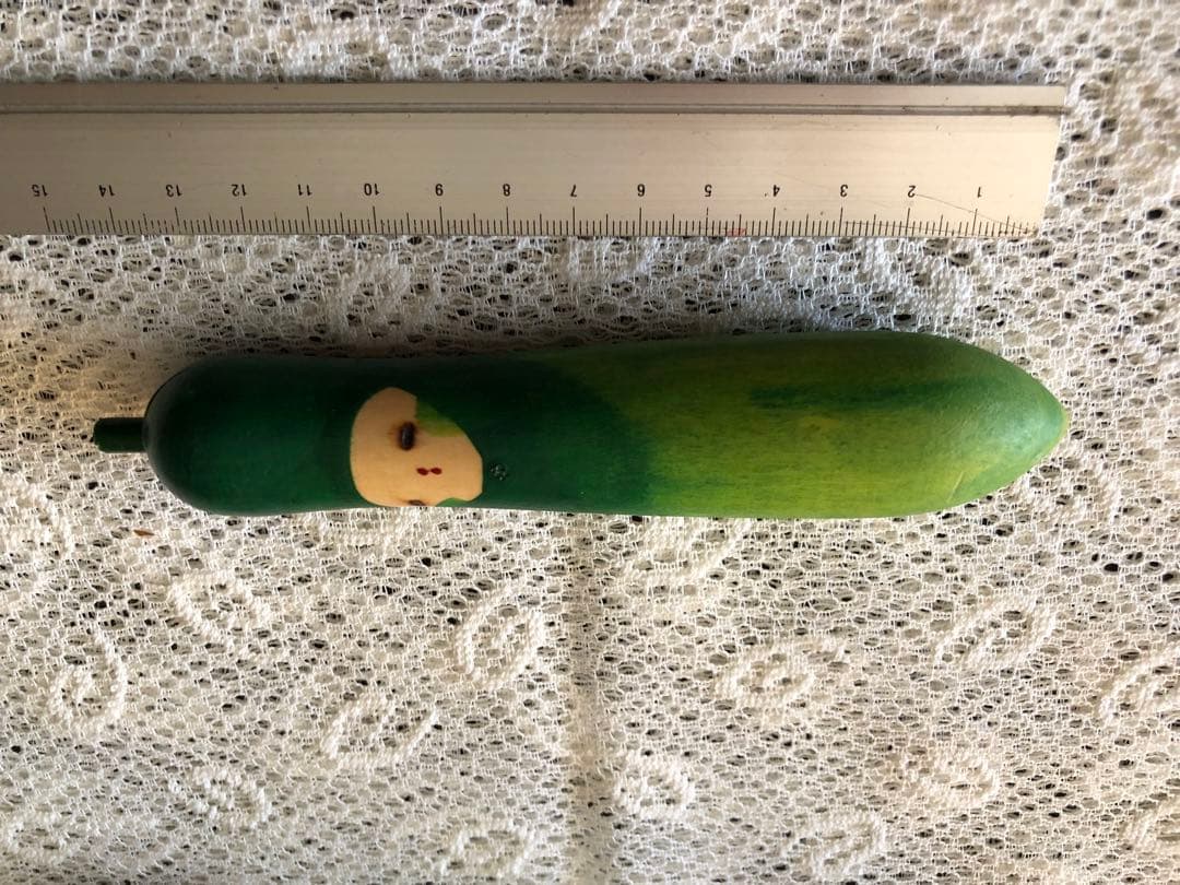 ふくしまひろえ 野菜こけし 果物こけし セット　木製野菜モチーフ人形セット