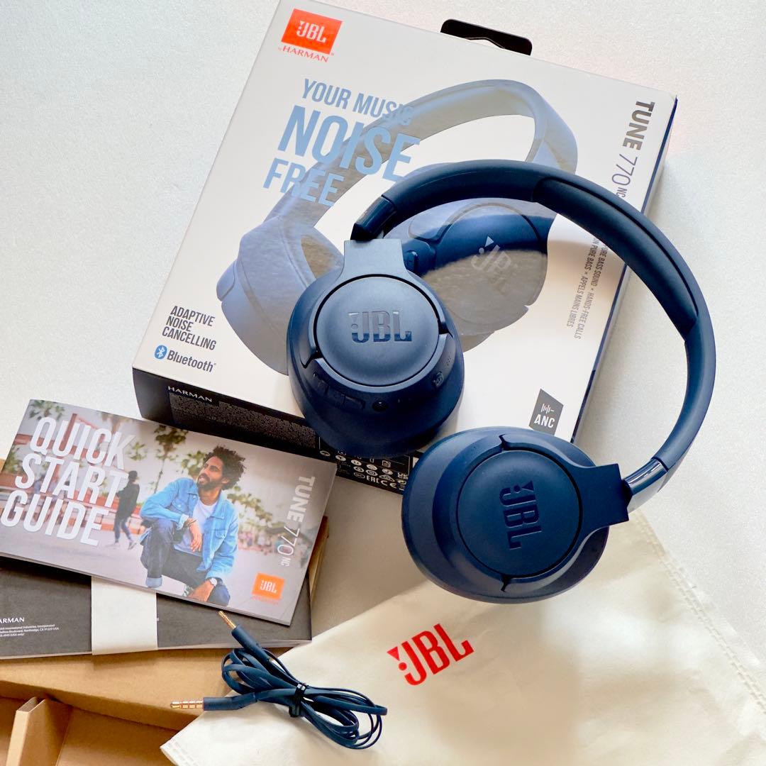 JBL TUNE 770NC ネイビー ワイヤレスヘッドホン
