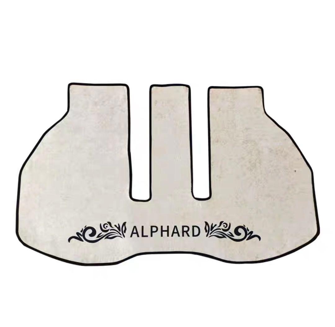 ALPHARD フロアマット ホワイト ブラック