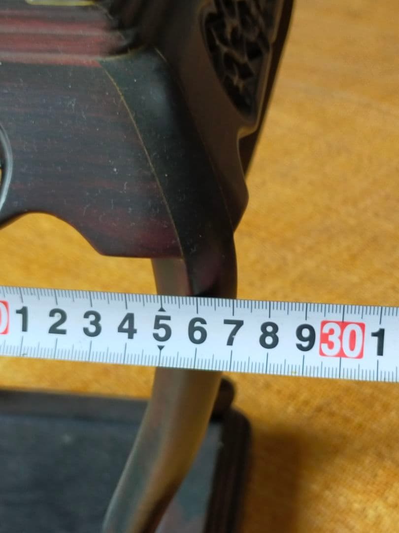 値下香炉台 花台 透かし彫り 盆栽台 和風 四つ足　木製　中古