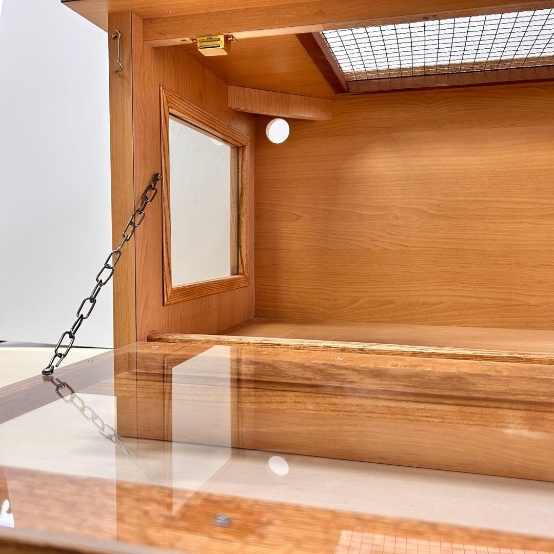 爬虫類ゲージ 一点物 木製 ケージ