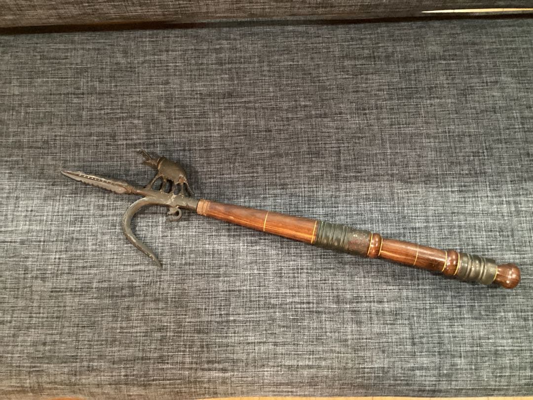 ビィンテージ　インド古武具　象使い　アンクス