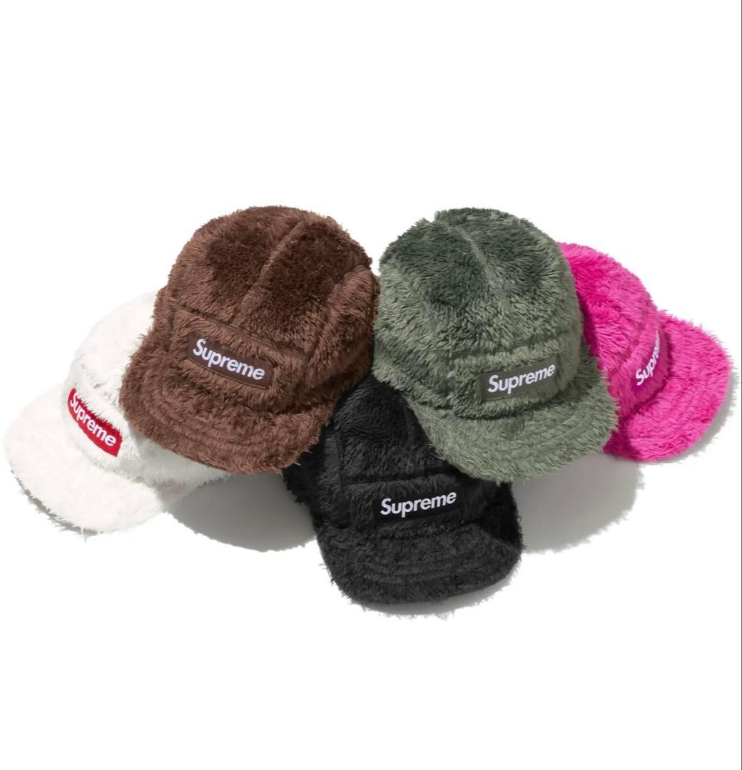 supreme ファーキャンプキャップ