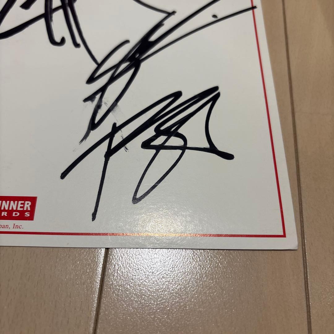 【極希少/公式】TRIVIUM トリヴィアム 直筆サイン色紙 (2009年来日時