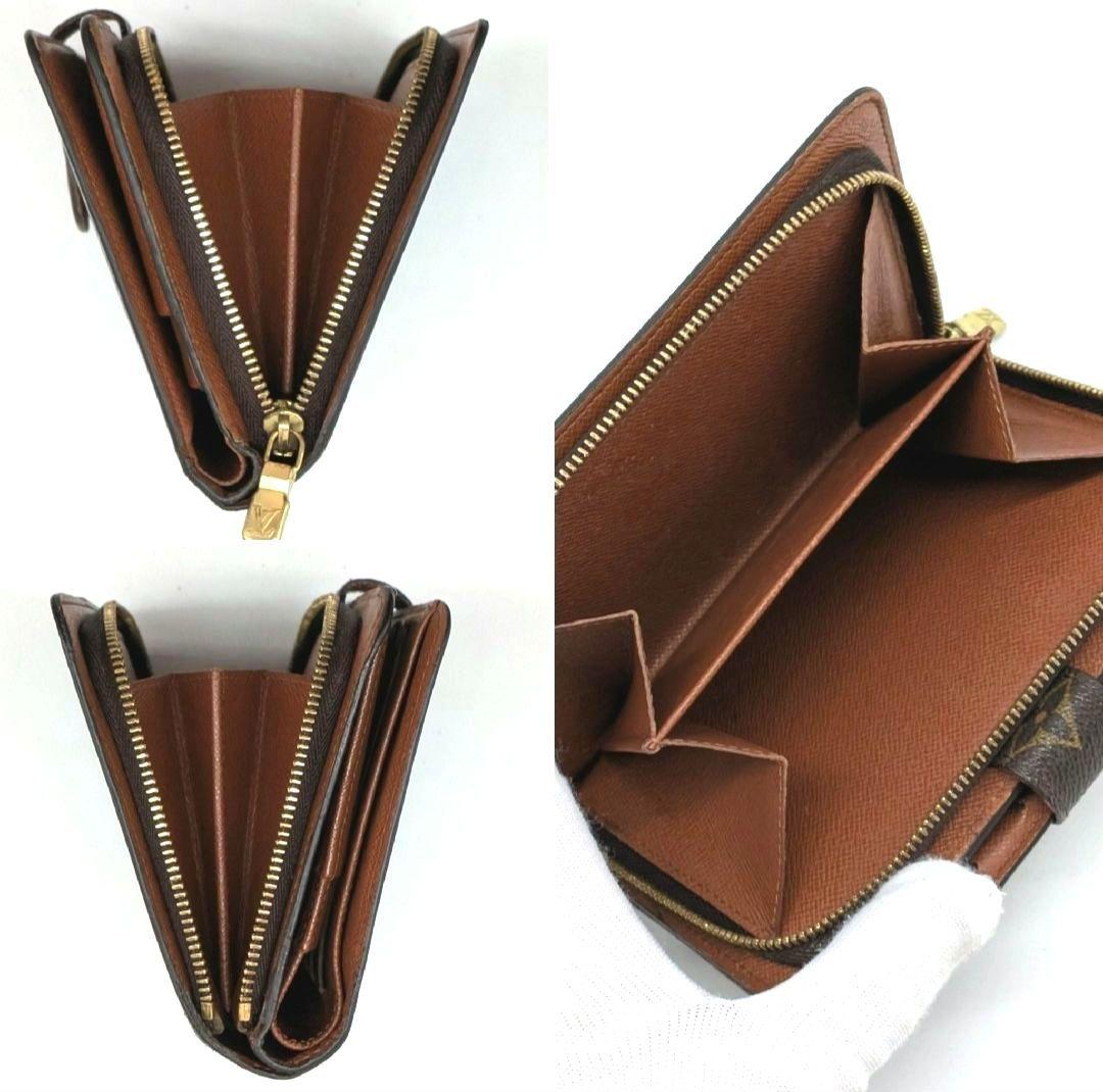 ルイヴィトン モノグラム パピエジップ 折り財布 A46