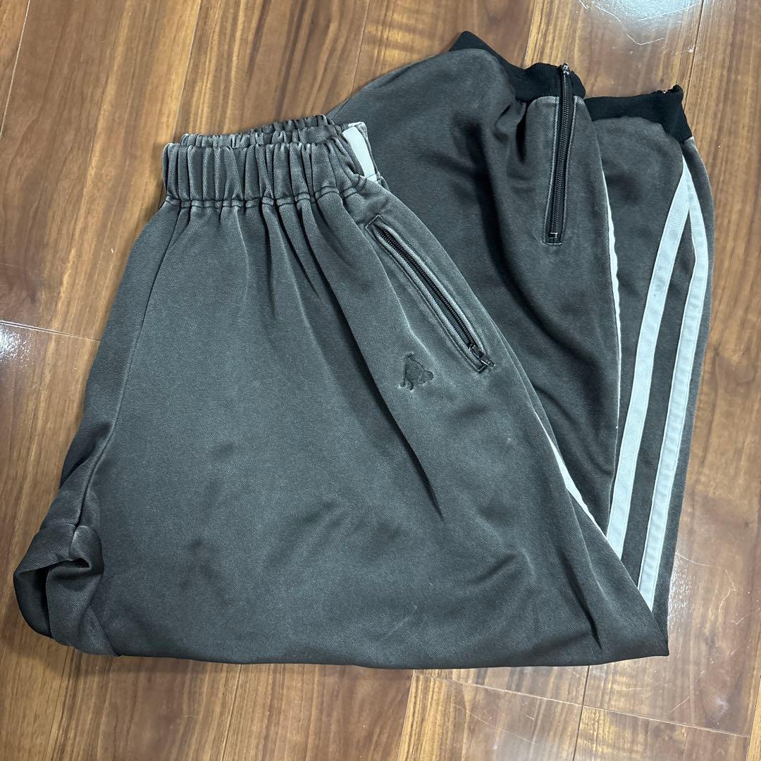 【doublet】トラックパンツ FADED BLACK TRACK PANTS