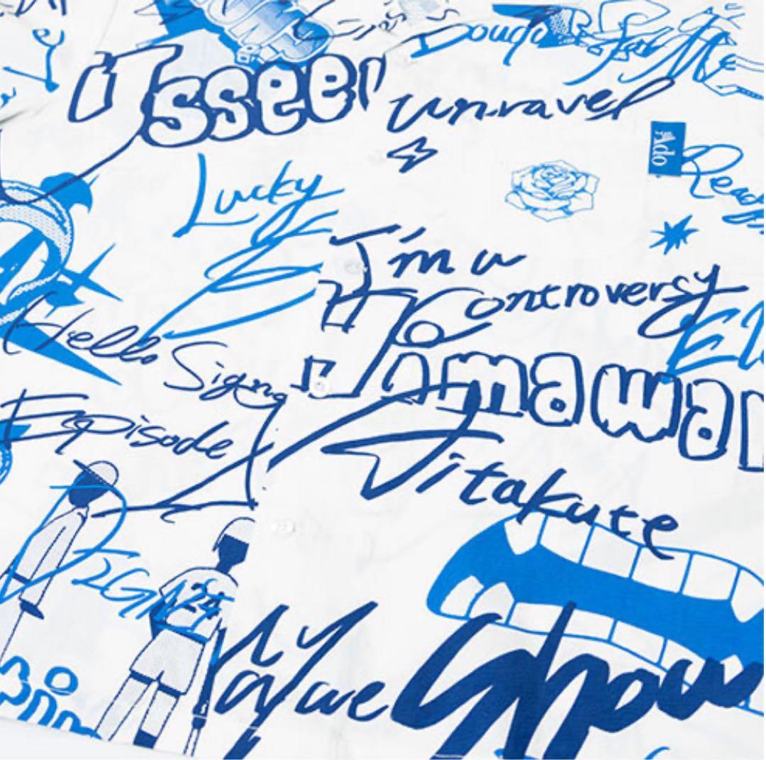 新品未開封　Ado 5th ポップアップストア　オープンカラーシャツ Lサイズ