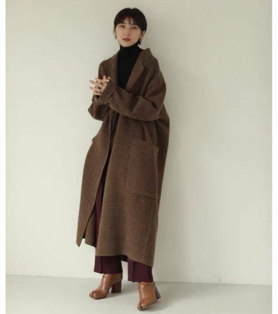 TODAYFUL オーバーチェックコート