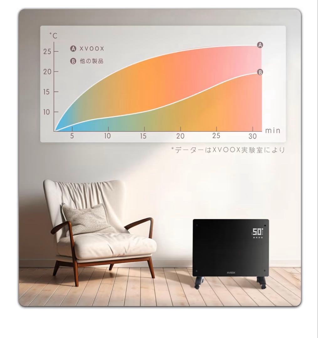 電気式　ヒーター　おしゃれ