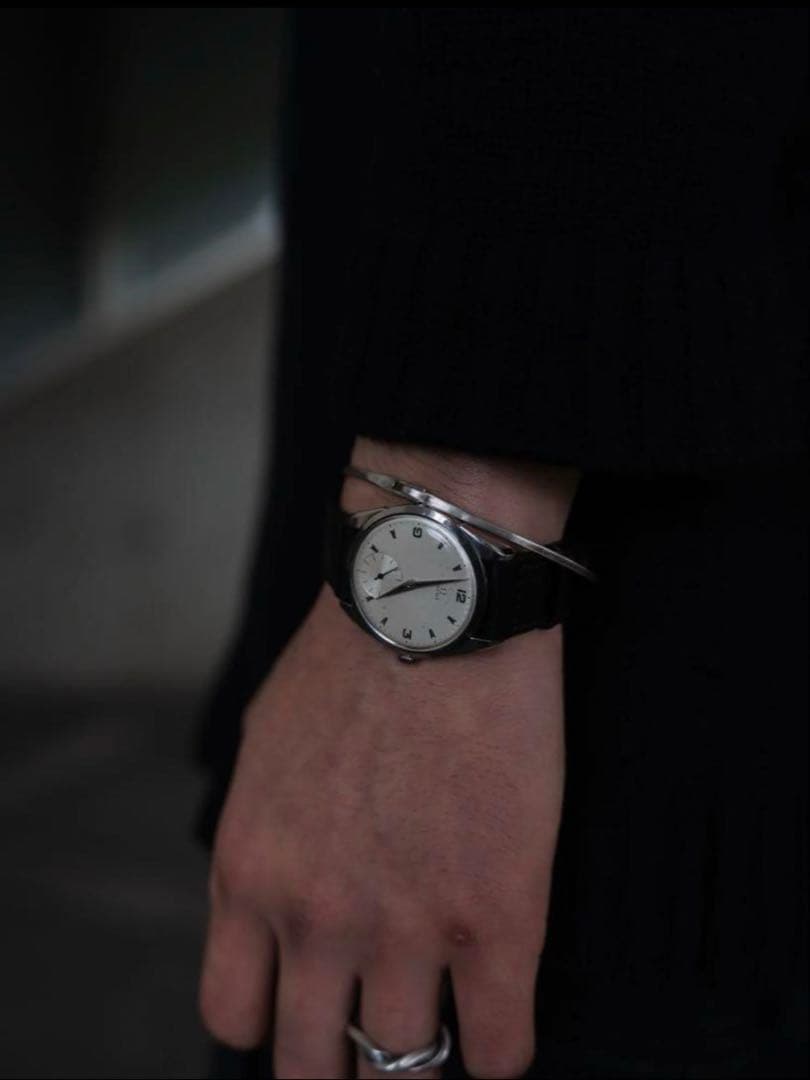 PRY シュウト Silver Hook Bangle [narrow]