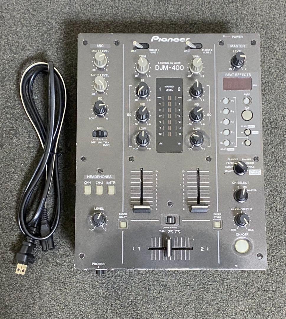 動作未確認 現状品 Pioneer DJM-400 DJミキサー パイオニア