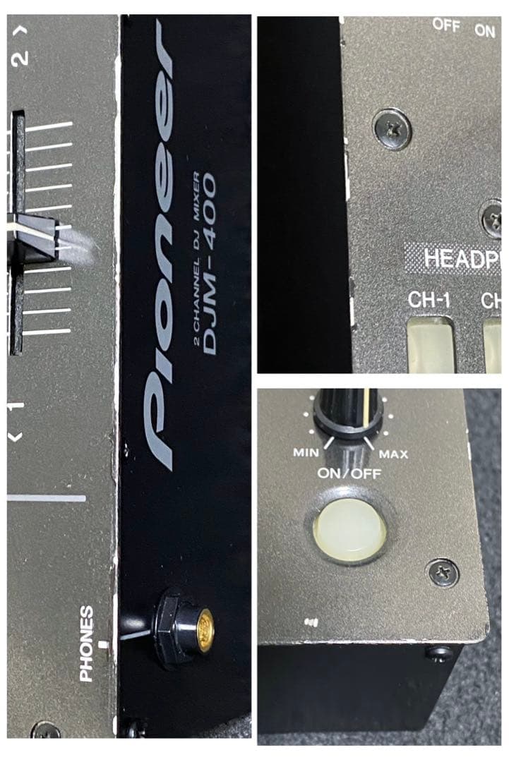 動作未確認 現状品 Pioneer DJM-400 DJミキサー パイオニア