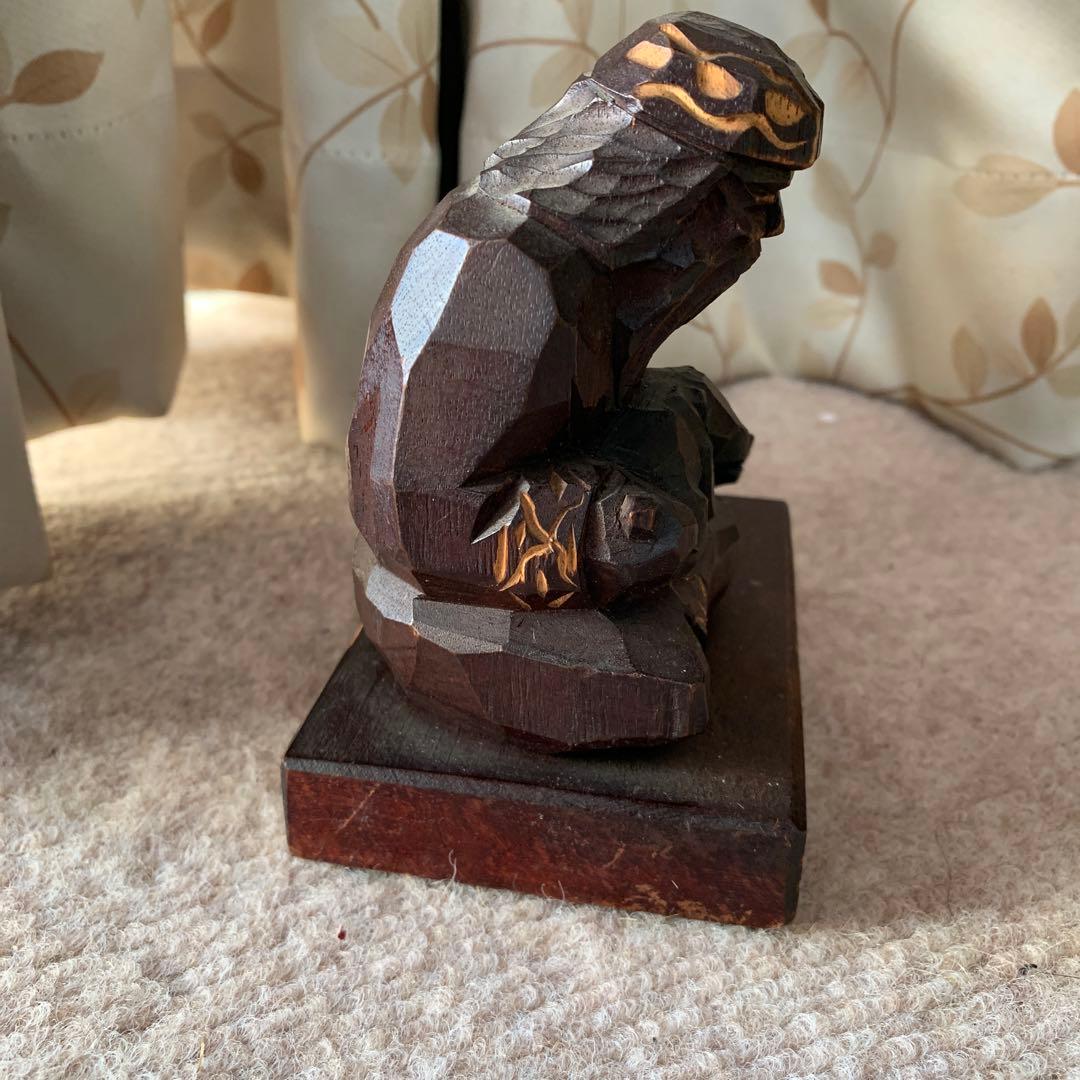 アイヌ民族の木彫り　カワイイ