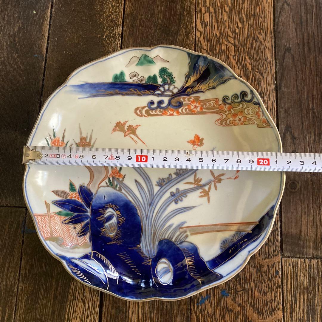 伊万里 皿 染付 金彩 色絵 6枚 染付金彩2枚