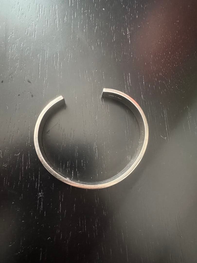 マルジェラ mm6 シルバーカラー オープンバングル　真鍮　イタリア製