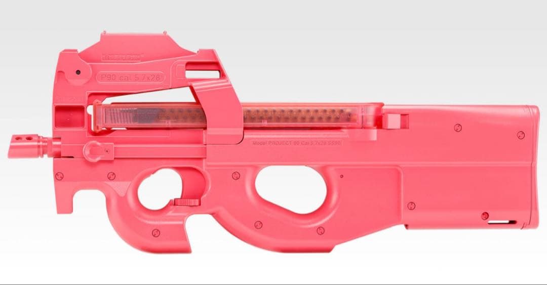 ガンシールオンライン2 P90+ クリアピンク