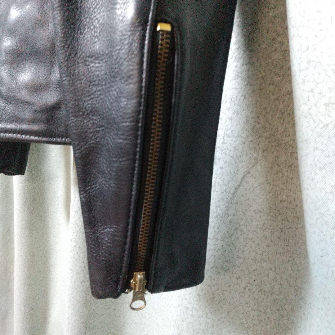 ほぼ新品　バンソン　エンフィールド　４０　レザーシングルライダースジャケット