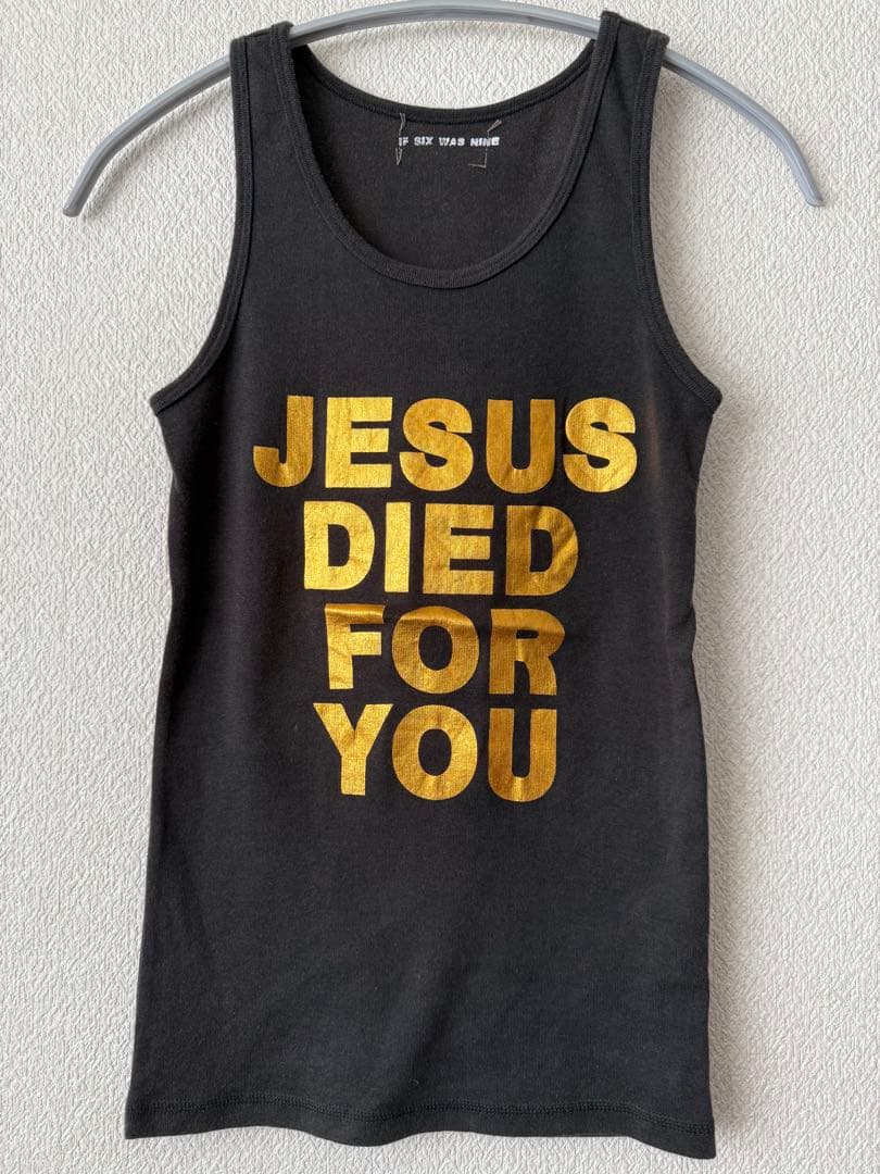 初期ifsixwasnine ルグランブルー 未使用JESUSタンク S