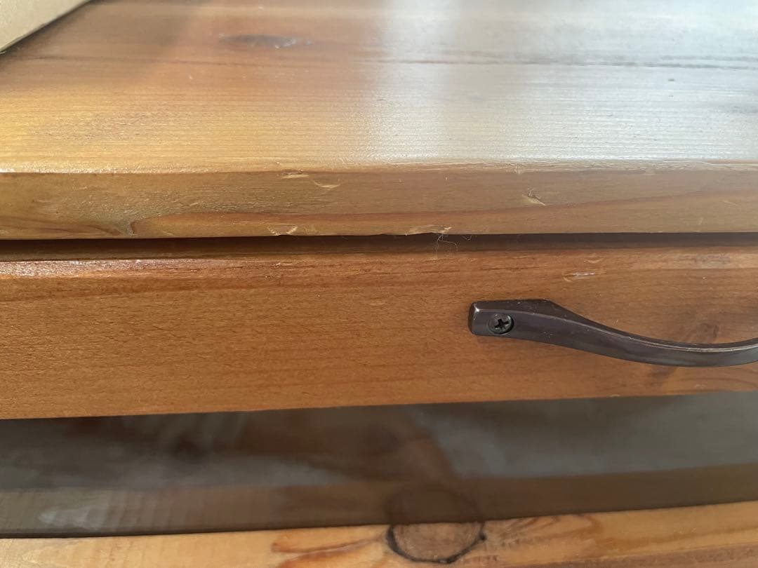 テレビボード　オシャレ　ナチュラルウッドテレビボード 直接引き取り可能