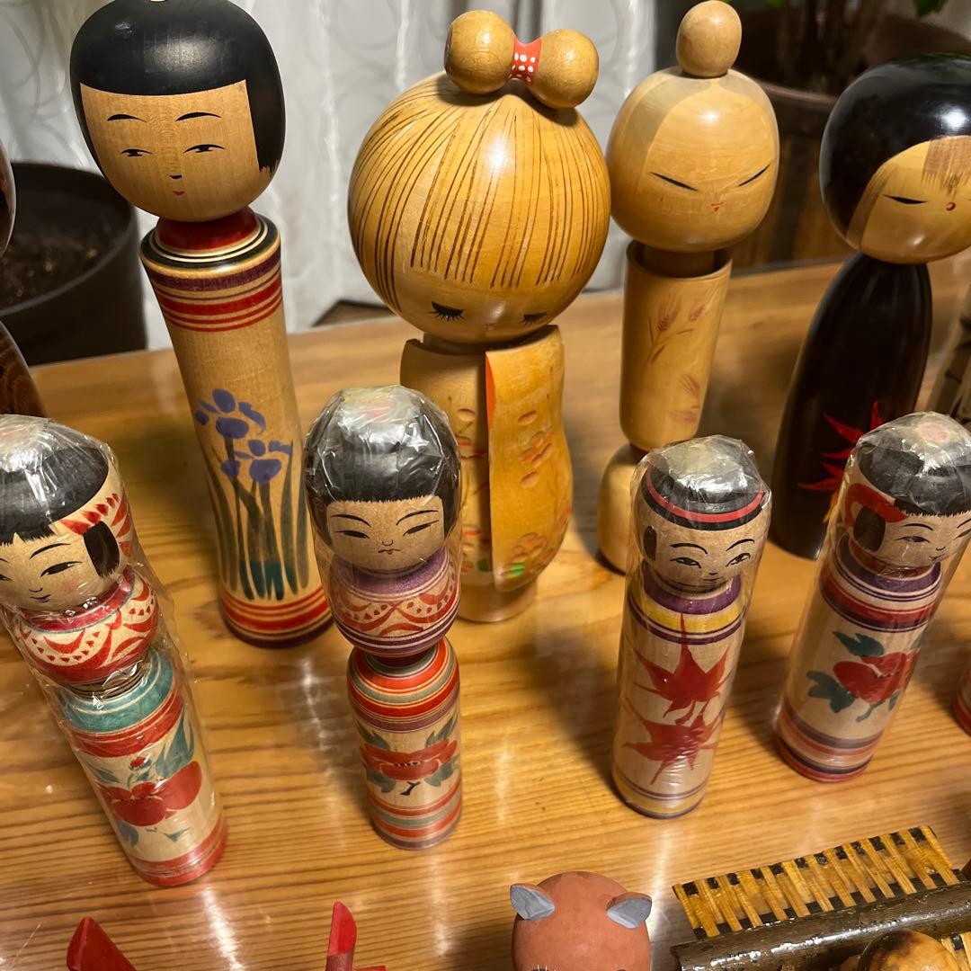 昭和レトロ　こけし　人形　伝統　まとめ売り
