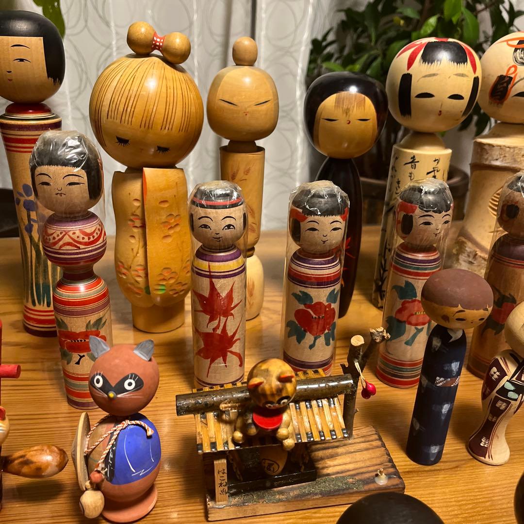 昭和レトロ　こけし　人形　伝統　まとめ売り
