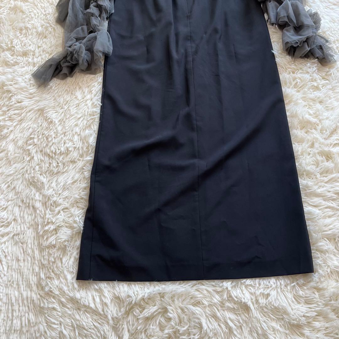 美品✨Kana カナ　チュールフリルスリーブ　Iライン 2way ドレス　M