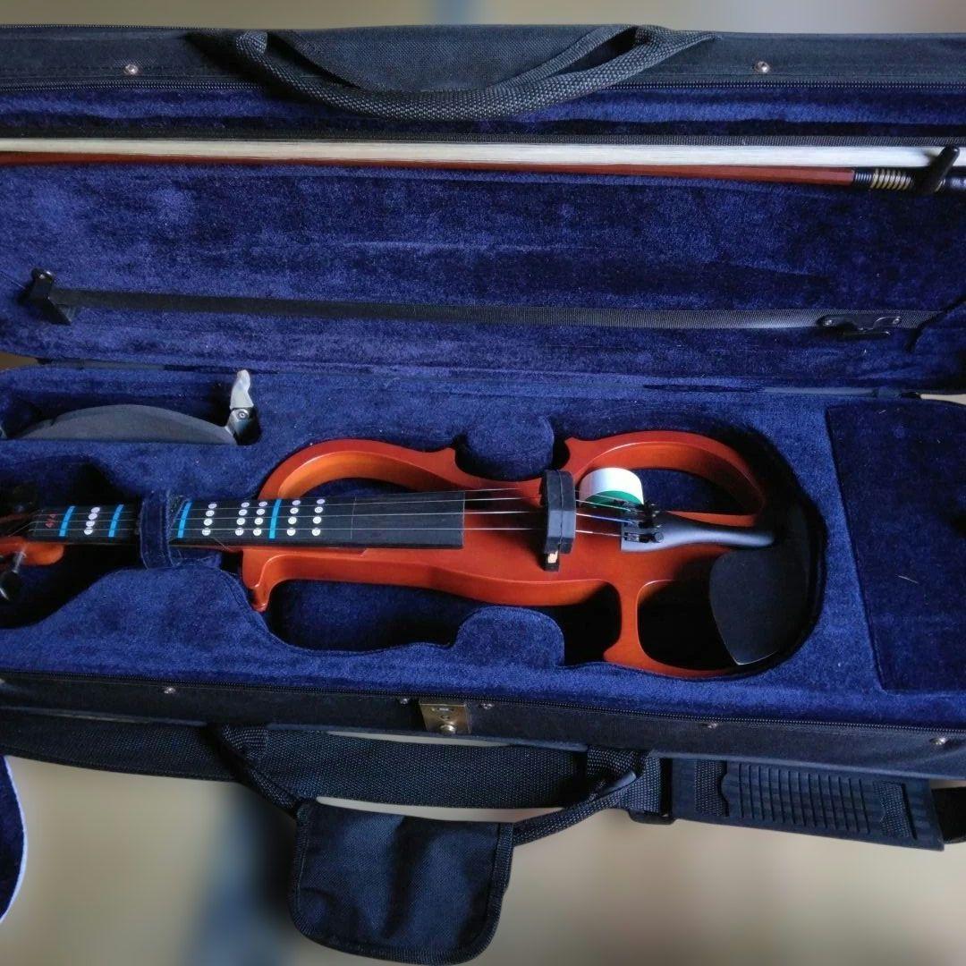 VALENTE EVN-37 エレキバイオリン 弦楽器 ケース 弓付属