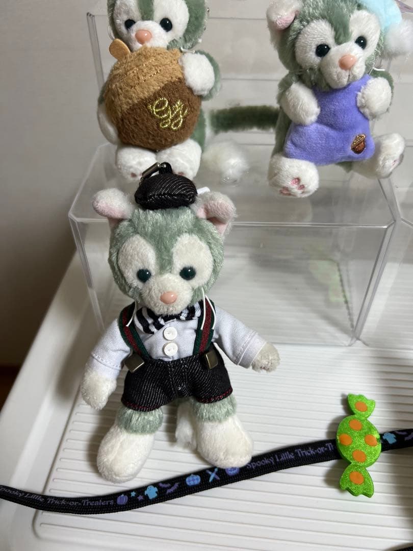 ジェラトーニのぬいぐるみストラップ、ぬいぐるみポーチ（ハロウィン）
