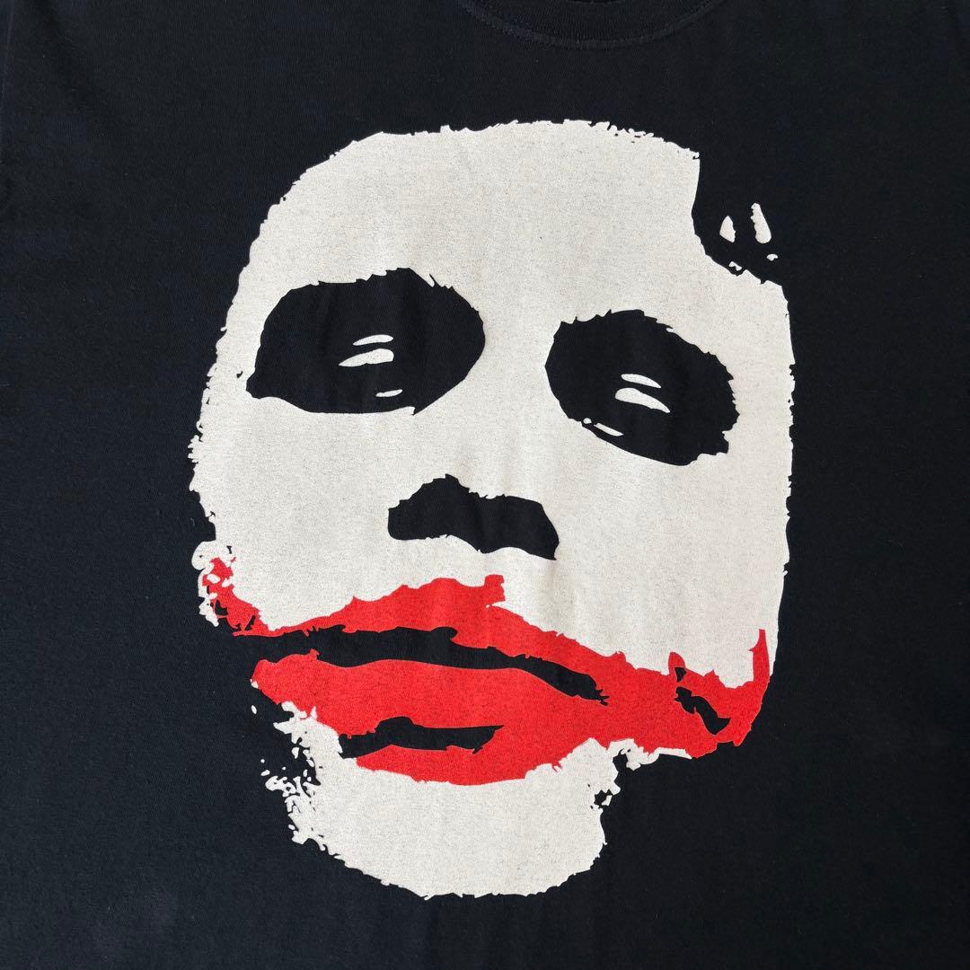 ジョーカー　ダークナイト　ムービーTシャツ　ヒースレジャー　ブラック　古着　XL